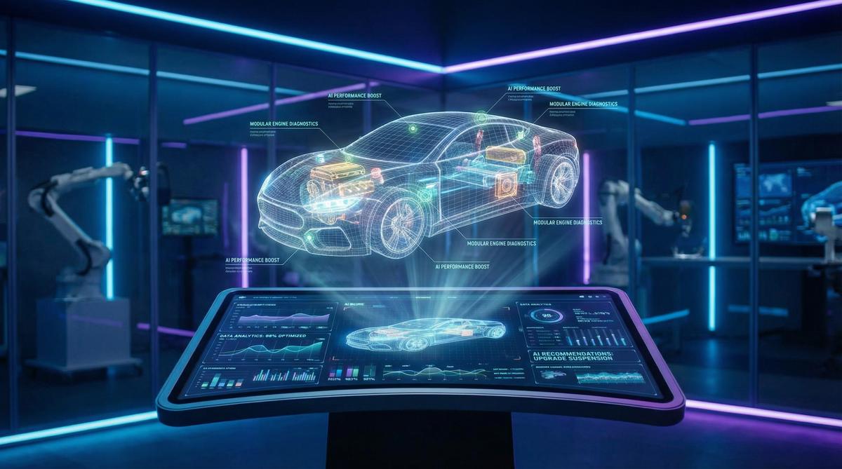 探花AI汽车改装视频技术